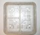 Antique: Square,  Glass Candy Dish - 3 Sections Other photo 2