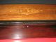 Antique 19th C.  Cylinder Swiss Music Box Walnut Case W Floral Inlays Other photo 3