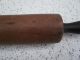 Antique Vintage Maple Rolling Pin Rolling Handles All Wood 12 In.  2 1/2 Dia.  Look Other photo 6