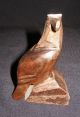 Vintage Iron Wood Miniature Figurine Bald Eagle California Quail Baja Calif Pair Carved Figures photo 1