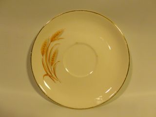 Golden Wheat,  Saucer,  Made In Usa,  22k Gold Oven Proof photo