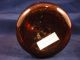 Hand Blown Art Glass Amber Bubble Glass Vase Made Egypt Vases photo 6