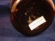 Hand Blown Art Glass Amber Bubble Glass Vase Made Egypt Vases photo 7
