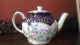 Antique Sadler Teapot,  Cobalt,  Gold & Floral Teapots & Tea Sets photo 1