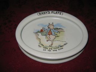 Antique Baby Feeding Dish Bowl 