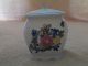 Exquisite Vintage Porcelain Glass Jar,  Lidded,  With Floral Designs Jars photo 3