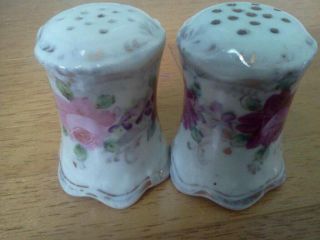 Salt And Pepper Shakers Antique 1800s photo