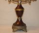 Antique French Victorian Floral 3 Arm Candelabra Stunning Metalware photo 2