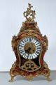 Antique French Rococo Boulle Clock 2 Bells Bronze & Faux Shell Fine Recent Copy Clocks photo 2