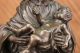Real Bronze Metal Statue On Marble Holy Joseph God Baby Jesus Sculpture Biblical Metalware photo 6