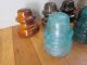 Antique Vtg Glass Insulator Set Lot W Brookfield Whitall Tatum Locke More Freesh Other photo 2