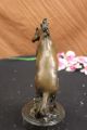 Bronze Marble Statue Western Art Cowboy Horse Rodeo Statue Figure Sculpture Art Metalware photo 7
