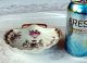 Hand Painted French Shell Dish Coat Of Arms Enamel Trim Platters & Trays photo 3