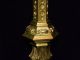French Religious Gothic Candle Holder Crown Top.  19th.  Century Metalware photo 9