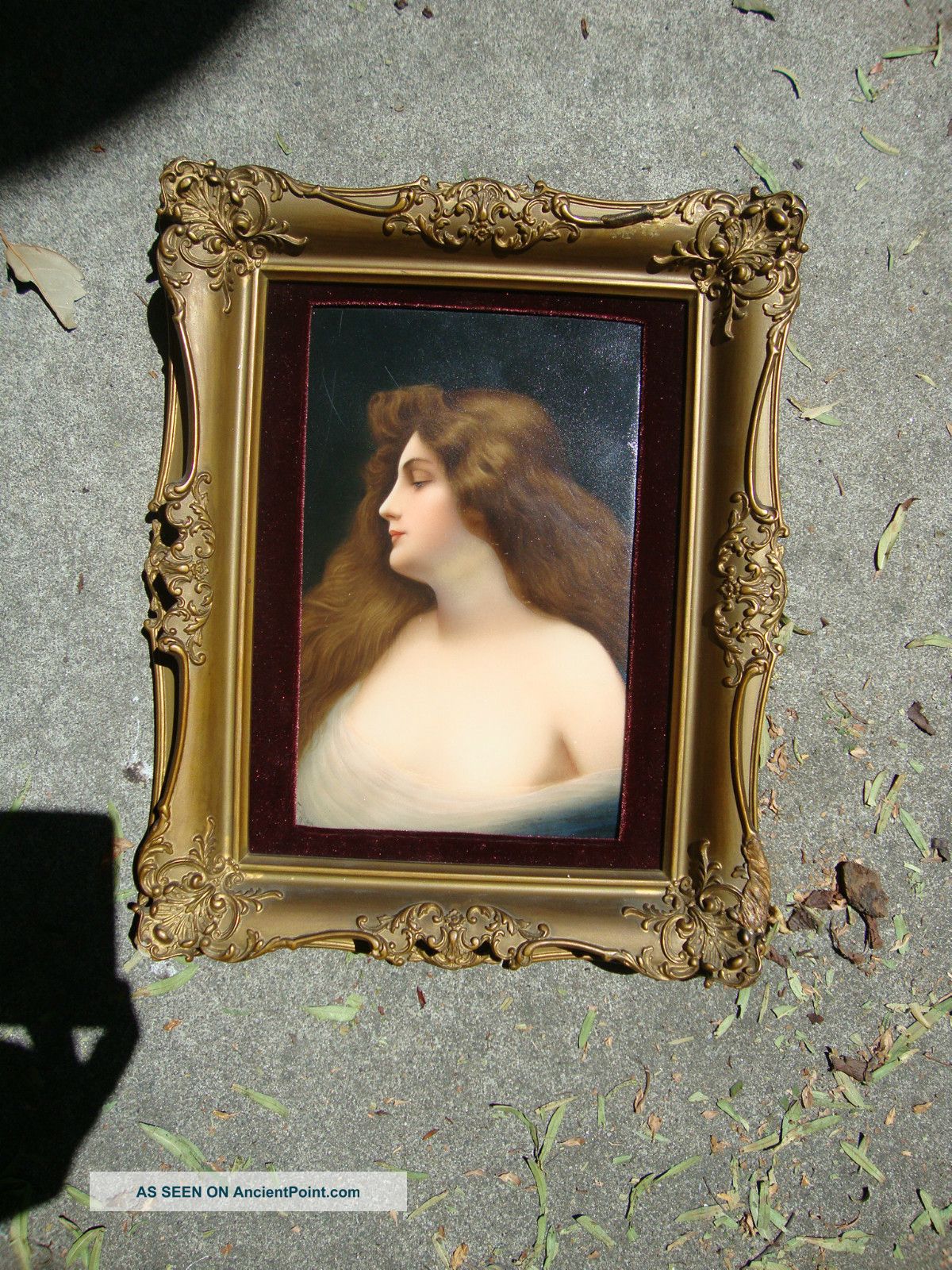 Antique Kpm Germany Porcelain Plaque Wagner Other photo