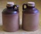 Vintage Ceramic Hunter & Dog Salt Pepper Shakers Jugs Crocks Hand Painted Relief Salt & Pepper Shakers photo 3