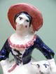19thc - C.  1820 - Staffordshire Female With Sheep Figurine Figurines photo 1