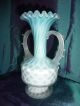Antique Victorian Vase Circa 1885 Antique Glass Ancient Glass Vases photo 3