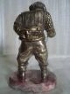 Bronze Silver - Plate Jew,  Hebrew (rabbi) Sculpture Metalware photo 1
