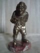 Bronze Silver - Plate Jew,  Hebrew (rabbi) Sculpture Metalware photo 3