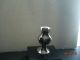 Unique Silver Vase W/rope Aroound Neck Of Vase, Metalware photo 1