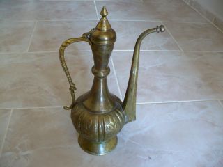 Vintage Brass Tea - Oil Pitcher Türkish  Ibrik  32cm High Cheap Price photo