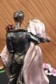 Limited Edition Groom & Bride Romance Wedding Bronze Sculpture Nr Metalware photo 7