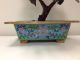 Chinese Cloisonne Rose Quartz Flowers Tree (hand Carved) Metalware photo 10