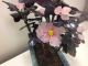 Chinese Cloisonne Rose Quartz Flowers Tree (hand Carved) Metalware photo 8