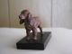 Antique Cast Iron Dog - Spaniel? Handpainted Mounted On Black Base Gc Hubley? Metalware photo 2