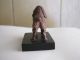Antique Cast Iron Dog - Spaniel? Handpainted Mounted On Black Base Gc Hubley? Metalware photo 8