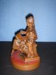 Antique Capper Figurine Metalware photo 3