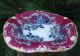 19th C Ironstone Worcester Porcelain Polychrome Flow Blue Antique Compote Bowl Plates & Chargers photo 2