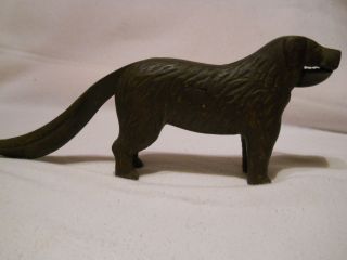 Antique Cast Iron Labrador Dog Nut Cracker 4.  5 Pounds 13 