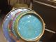 Chinese Cloisonne Agate,  Jade & Rose Quartz Flowers Tree (hand Made) - 16 