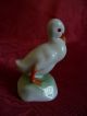 Herend White Duck Figurine Porcelain Antique Figurines photo 2
