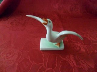 Herend Goose Figurine Porcelain photo