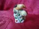 Herend 2 Birds On Flowers Warbler Bird Figurine Porcelain Figurines photo 1