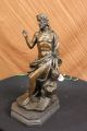 Signed Valli Jesus Christ On Rock Bronze Sculpture Statue Figure Art Nr Metalware photo 6