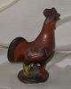 19th Century American Folk Art Redware Rooster Figure Figurines photo 2