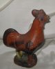 19th Century American Folk Art Redware Rooster Figure Figurines photo 3