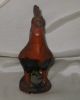19th Century American Folk Art Redware Rooster Figure Figurines photo 4