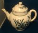 Antique 18th Century English Porcelain Worcester Blue & White Tea Pot Caughley Teapots & Tea Sets photo 7
