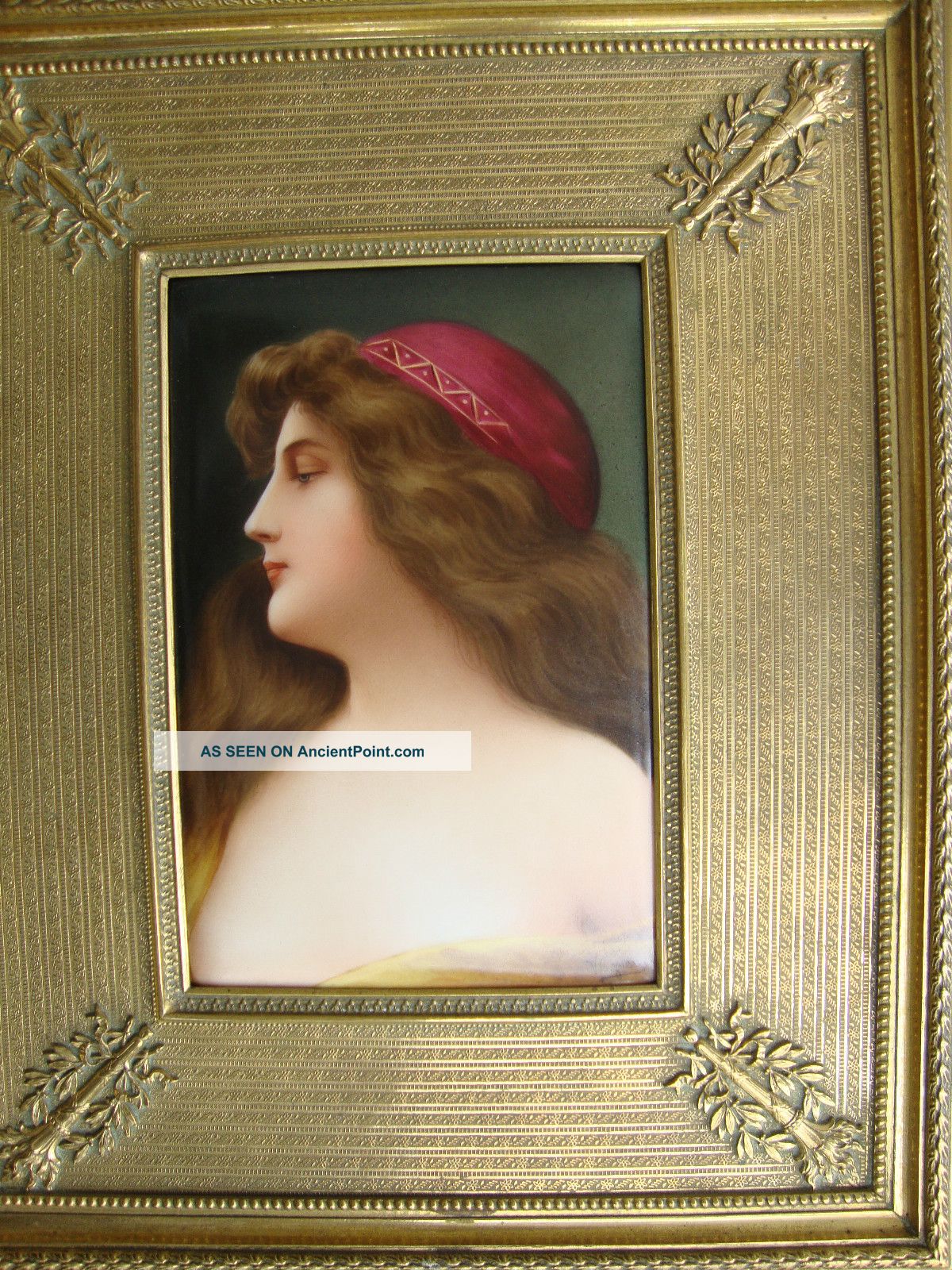 Antique Kpm Germany Porcelain Plaque Wagner Other photo