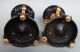Pair French Ormolu - Bronze Table Lamps Mid 19th Ct. Lamps photo 3