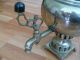 Vintage Pewter Tea Coal Samovar Semaver In Metalware photo 2