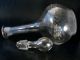 19th C Blown Shaft And Globe Decanter Etched With Grapes And Vines Stemware photo 6