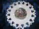 Antique Plate Westmoreland Milk Glass White Fan & Club Shell Decorative Scene Plates photo 1
