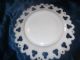 Antique Plate Westmoreland Milk Glass White Fan & Club Shell Decorative Scene Plates photo 3