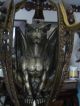 Fantastic French Gothic Gargoyle Bronze/brass Castle Chandelier Metalware photo 3